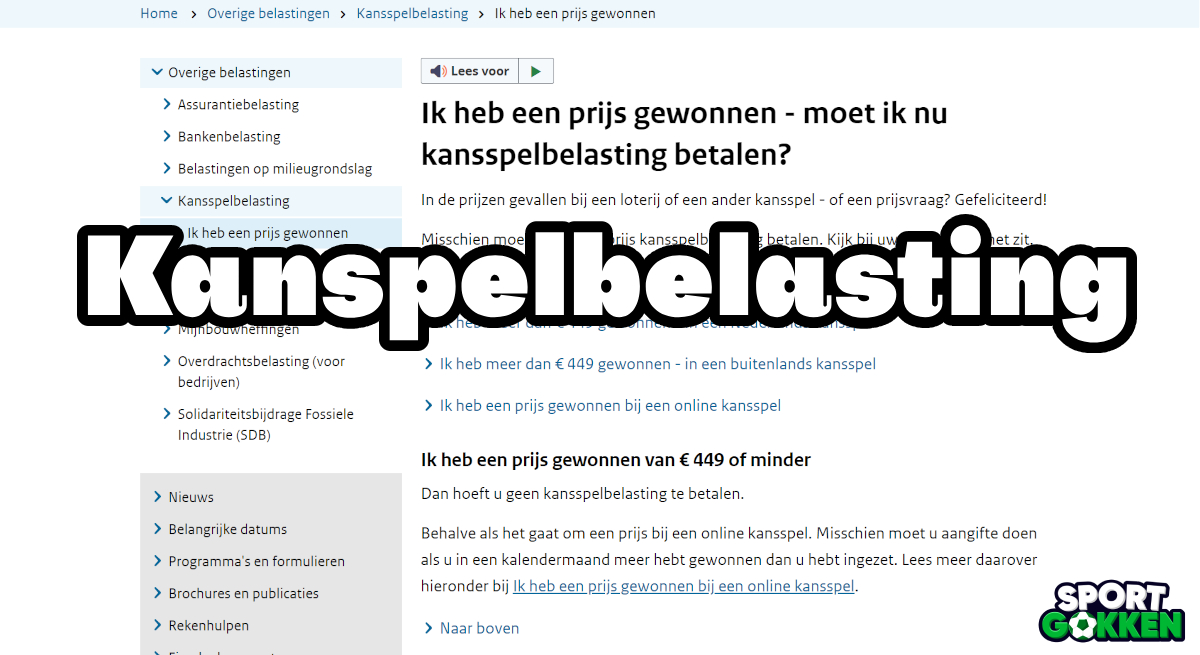 Kansspelbelasting