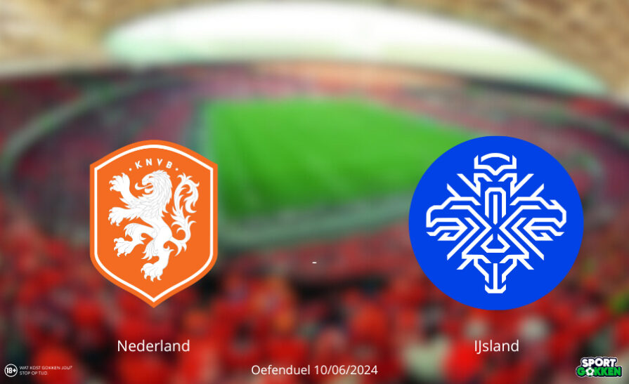 Wedden Nederland Ijsland odds en bookmakers 10062024