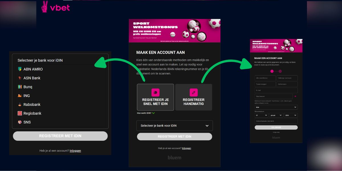 Vbet sign up