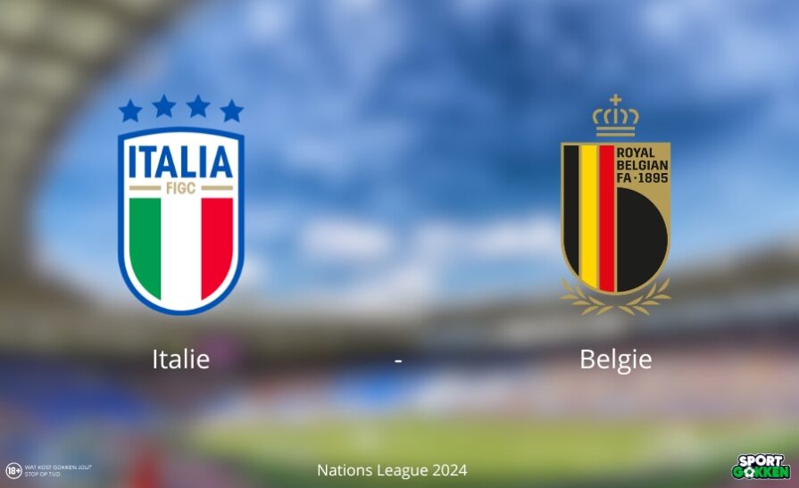 Voorspelling Italie Belgie odds tips bonus Nations League 2024