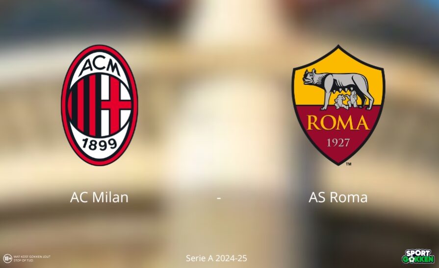 Wedden AC Milan AS Roma odds bookmakers Serie A 2024