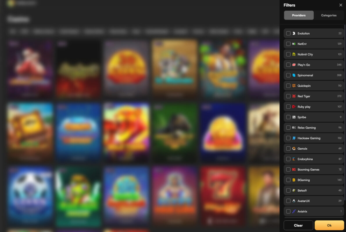 NewLucky casino games