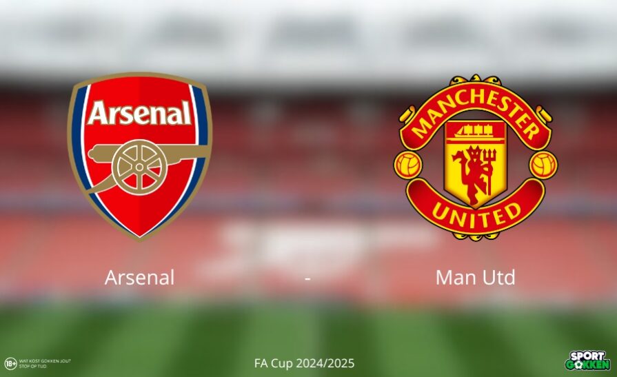 Wedden Arsenal Manchester United odds bonus bookmakers FA Cup 2025