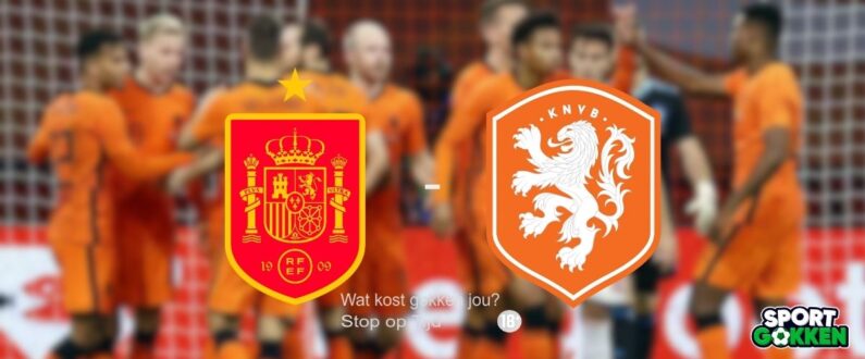 spanje Nederland nations league uefa wedtips odds gokken beste bookmakers