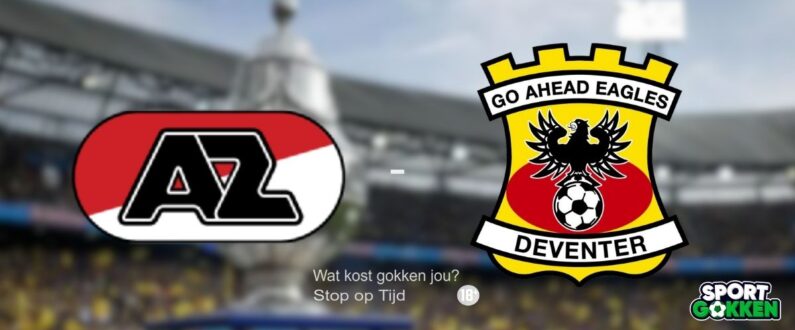 KNVB beker AZ Go ahead eagles quoteringen wedtips betting bets weddenschappen wedden sportgokken