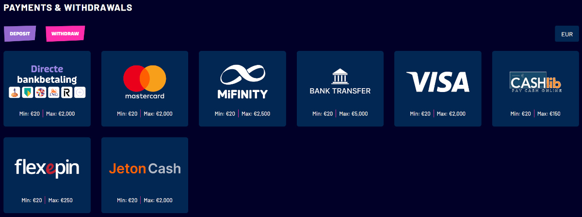 Storten en uitbetalen bij Slots Hammer Storten en uitbetalen bij Slots Hammer
