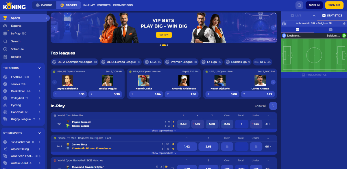 Koning Bet sportsbook