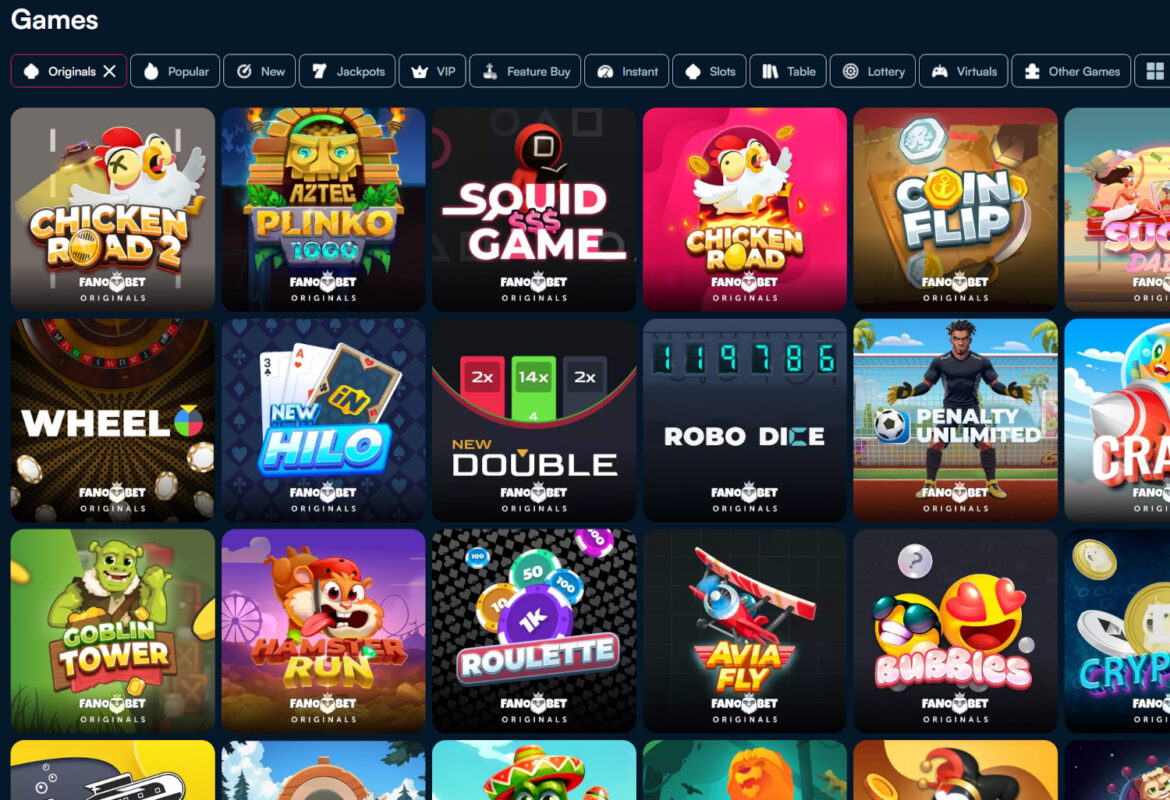 Fanobet originals Fanobet originals