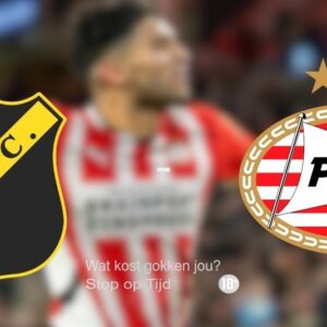 Logos of NAC Breda and PSV