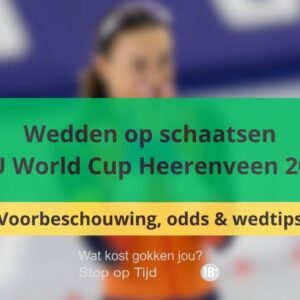 Wedden op schaatsen | ISU World Cup Heerenveen 2025 | Voorbeschouwing, odds & wedtips