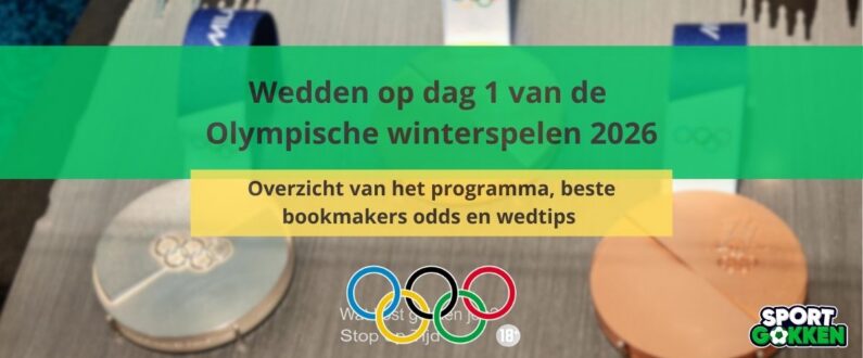 Wedden op dag 1 van de Olympische winterspelen 2026 Overzicht van het programma, odds en wedtips