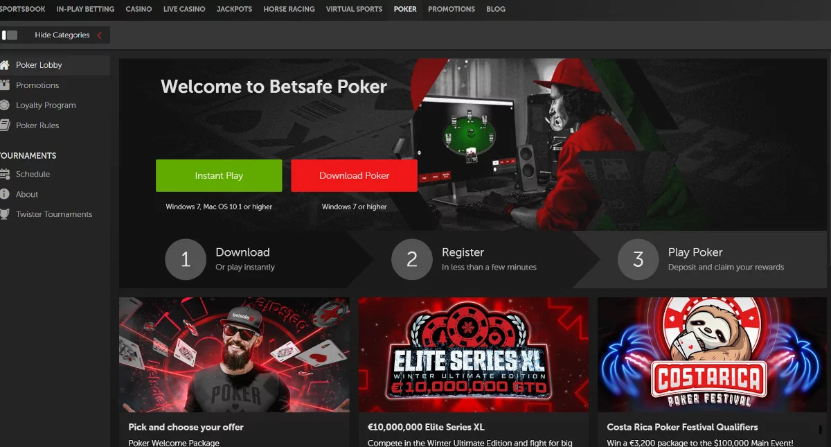Betsafe poker