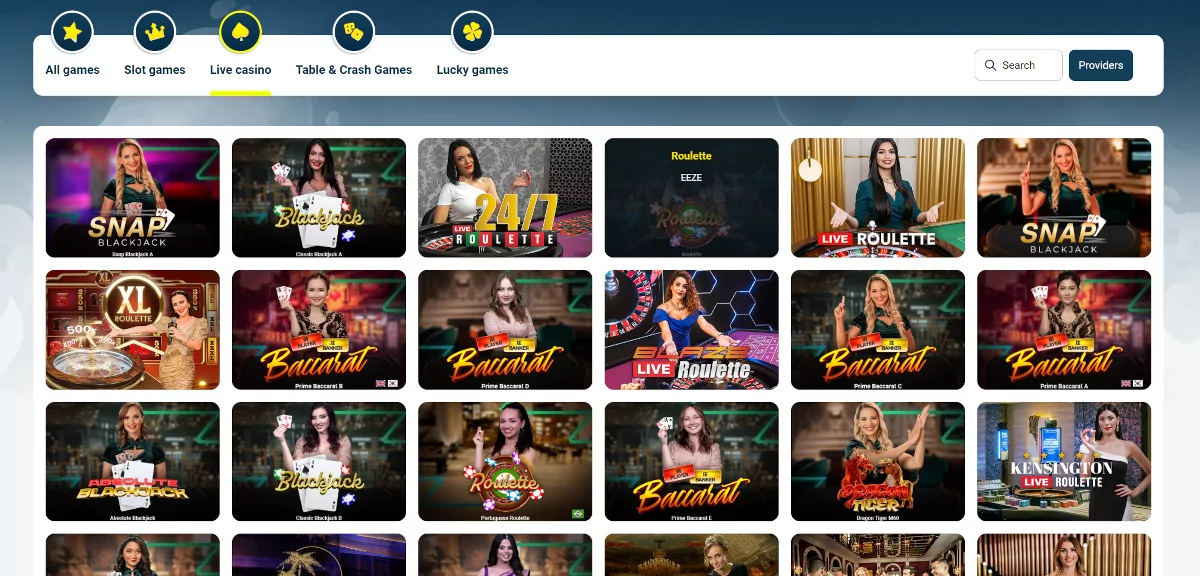 Svenplay live casino