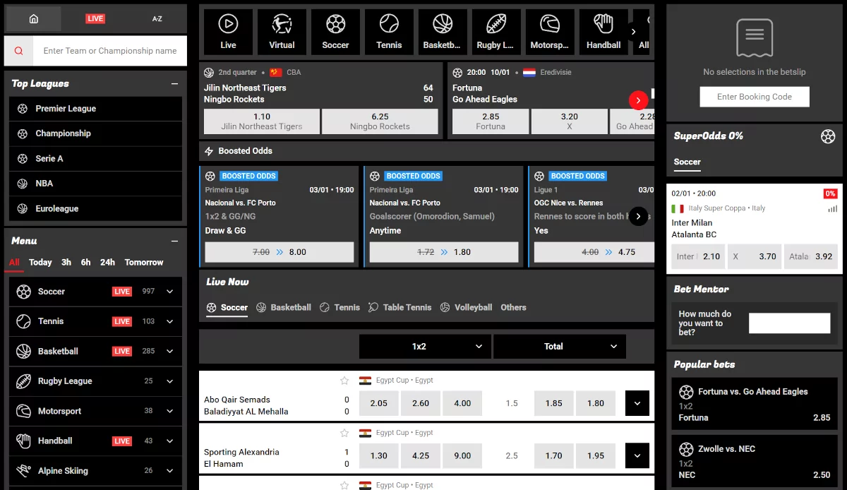 Sons of Slots sport lobby