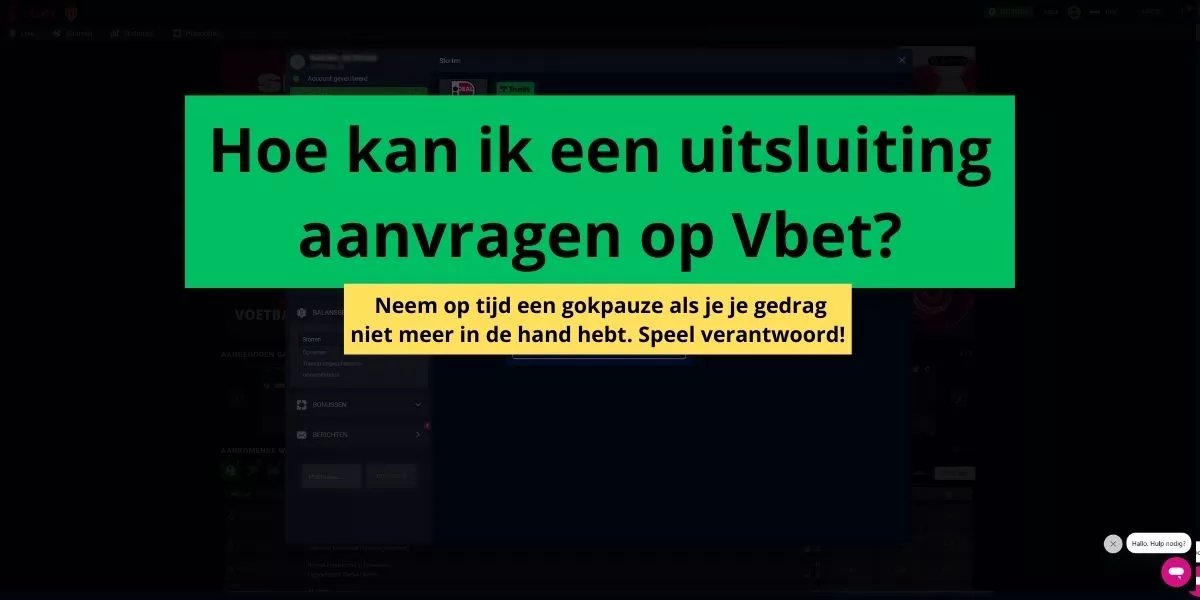 Speelpauze inlassen Vbet