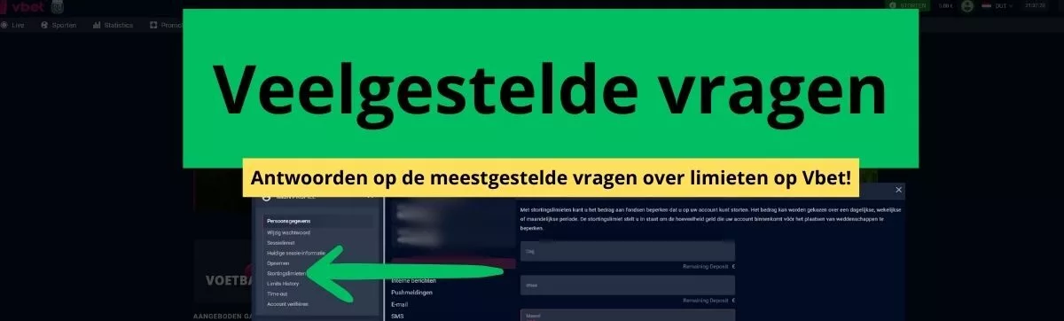 Vbet veelgestelde vragen limieten