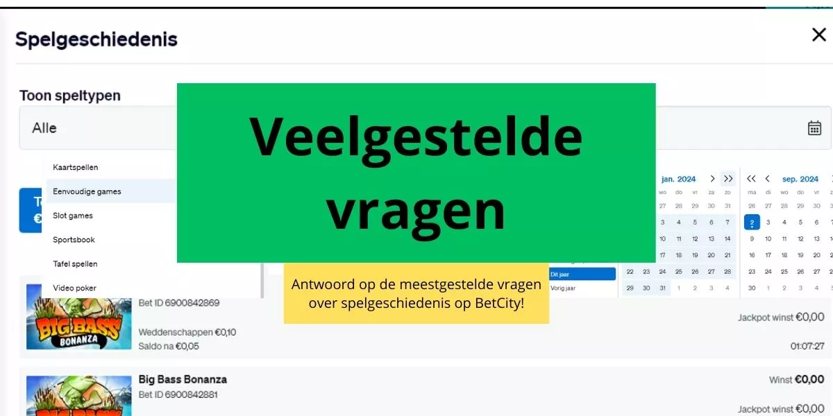 betting geschiedenis aanvragen opvragen betcity