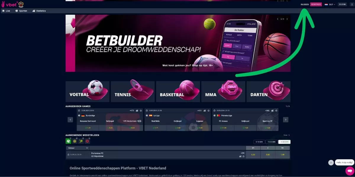 limieten vbet verantwoord spelen