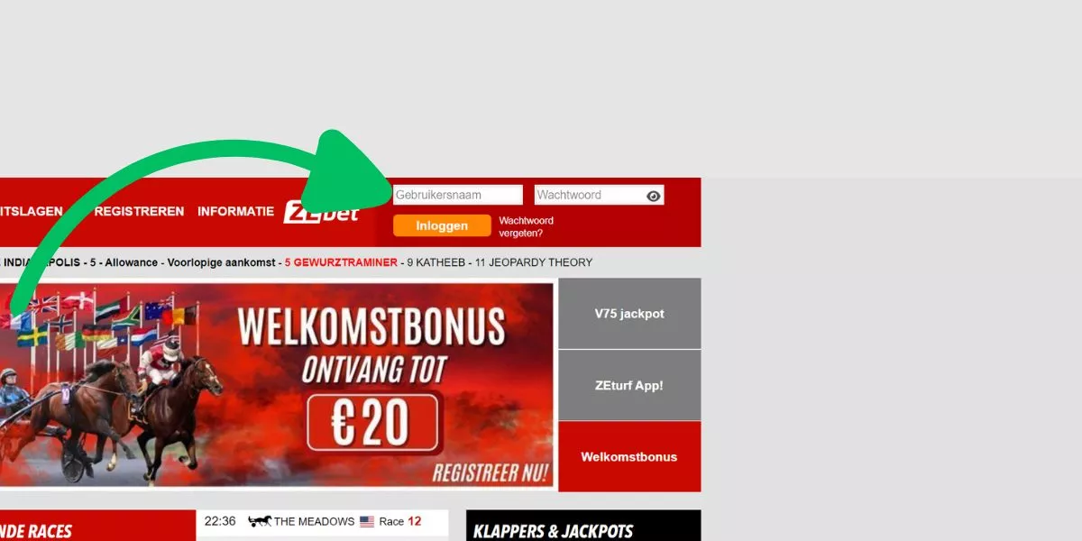Paardenwedden op ZEturf registratie aanmelden