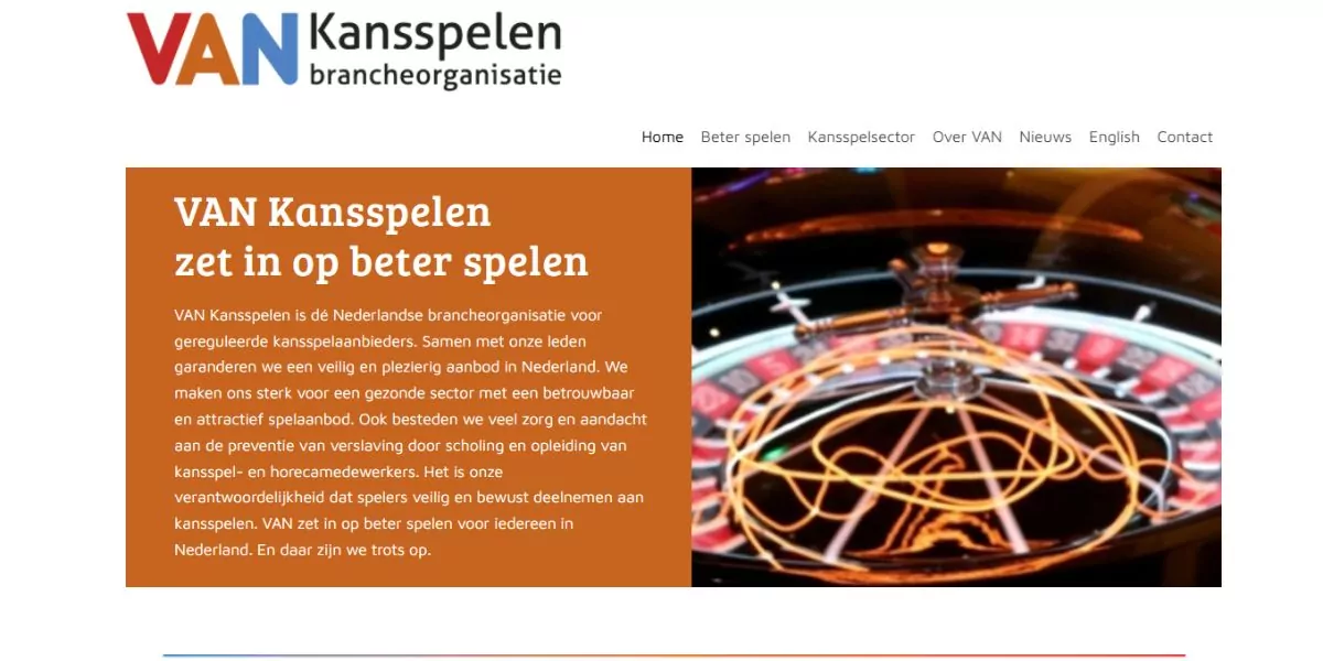 VAN kansspelen branchevereniging goklobby
