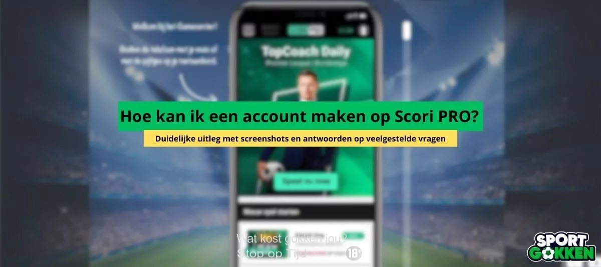 banner handleiding account maken scori pro