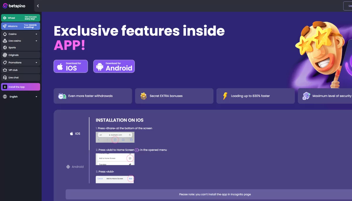 Betspino app Betspino app