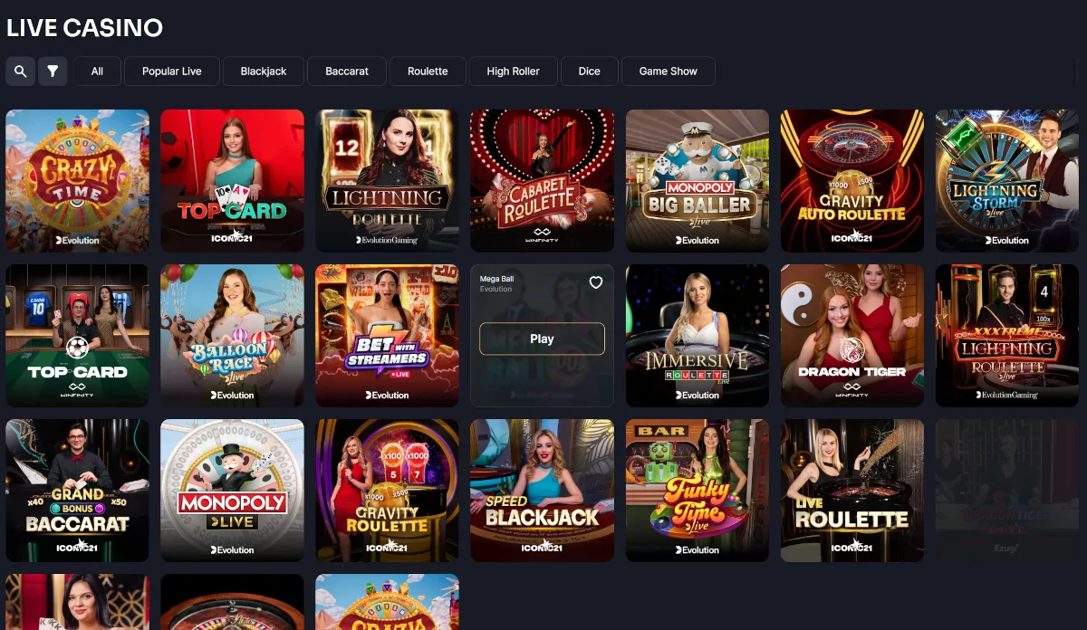 Kokobet live casino