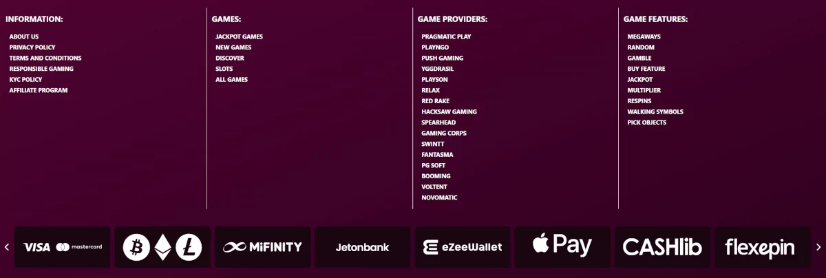 Lets Jackpot betaalmethoden