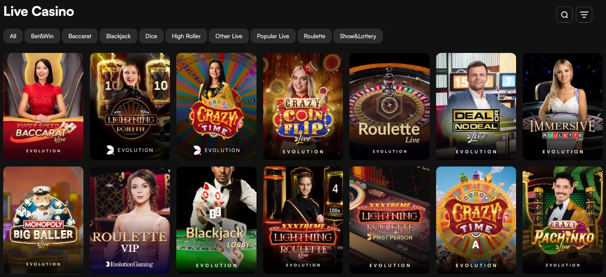 NewLucky live casino