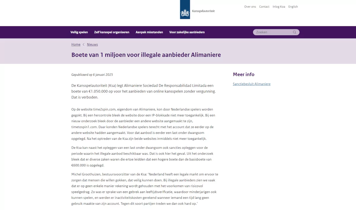 Boetes voor illegale bookmakers Boetes voor illegale bookmakers