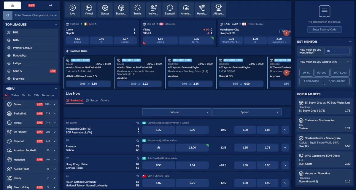 Spinbookie sportsbook