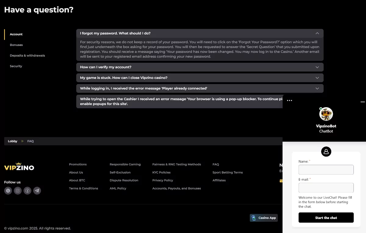 Vipzino contact Vipzino contact