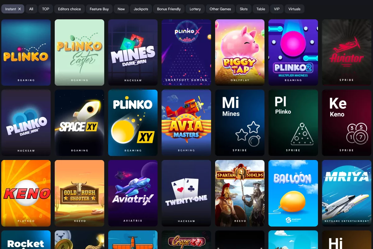 Instant games bij Trueluck casino Instant games bij Trueluck casino