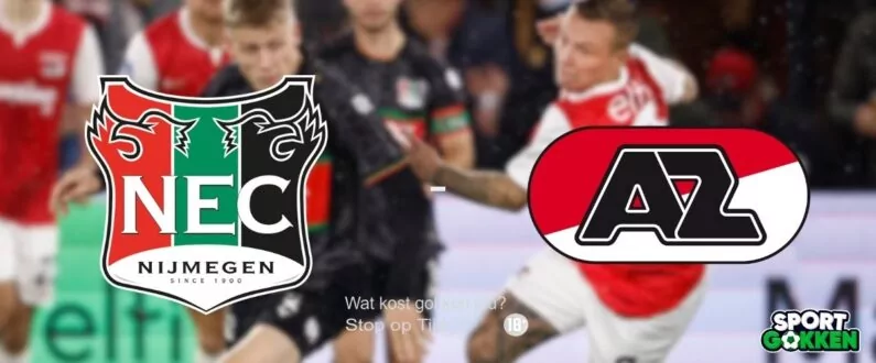 Sportgokken NEC AZ Eredivisie 29 maart beste odds