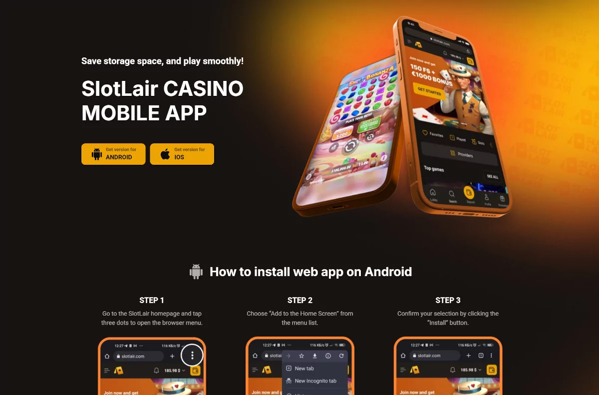 SlotLair Casino app SlotLair Casino app