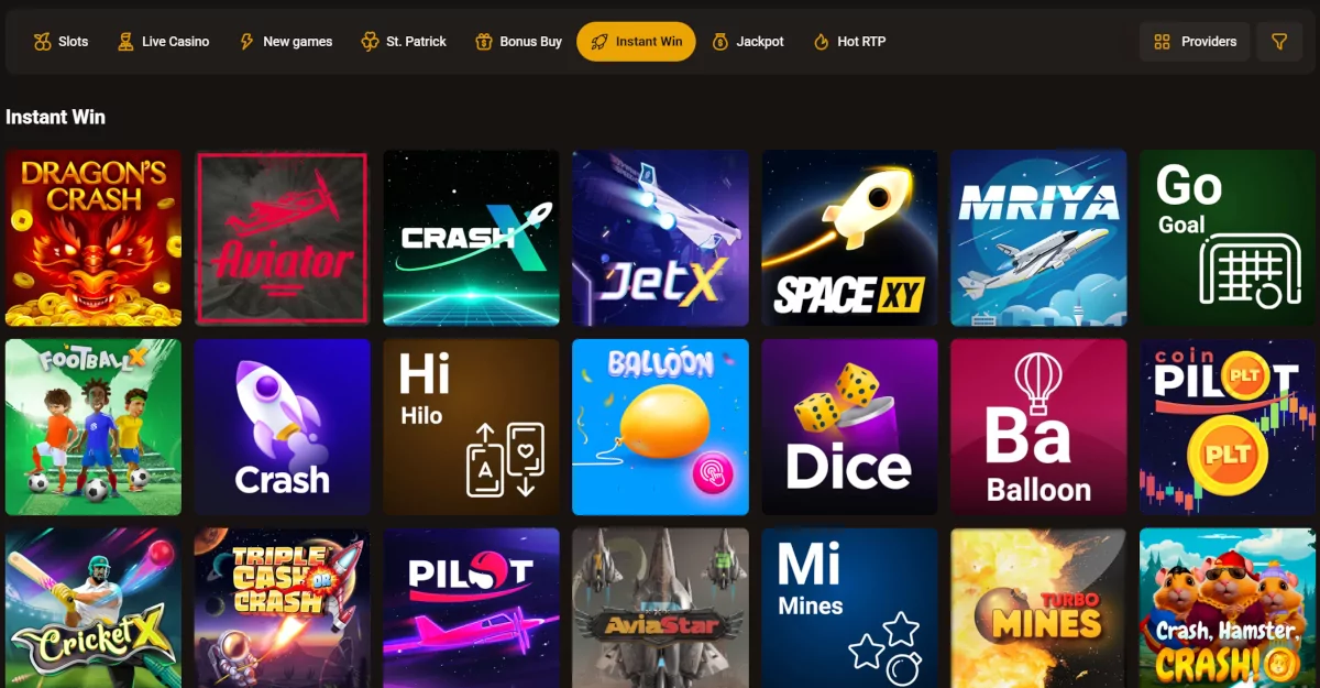 SlotLair instant games SlotLair instant games
