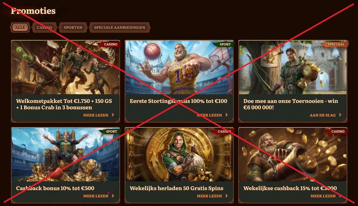 WildRobin Casino bonus