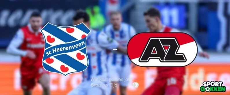 Heerenveen Az wedtips odds quoteringen bookmakers goksites kans