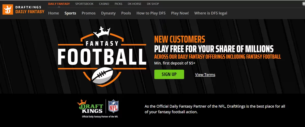DraftKings fantasy sports DraftKings fantasy sports