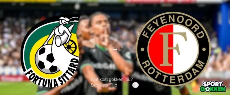 Fortuna sittard Feyenoord 2025 odds bookmakers quoteringen