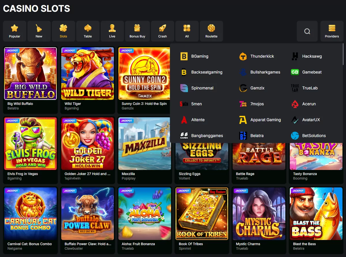 Kaasino slots