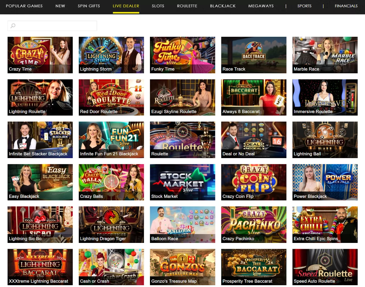 Spreadex live casino Spreadex live casino