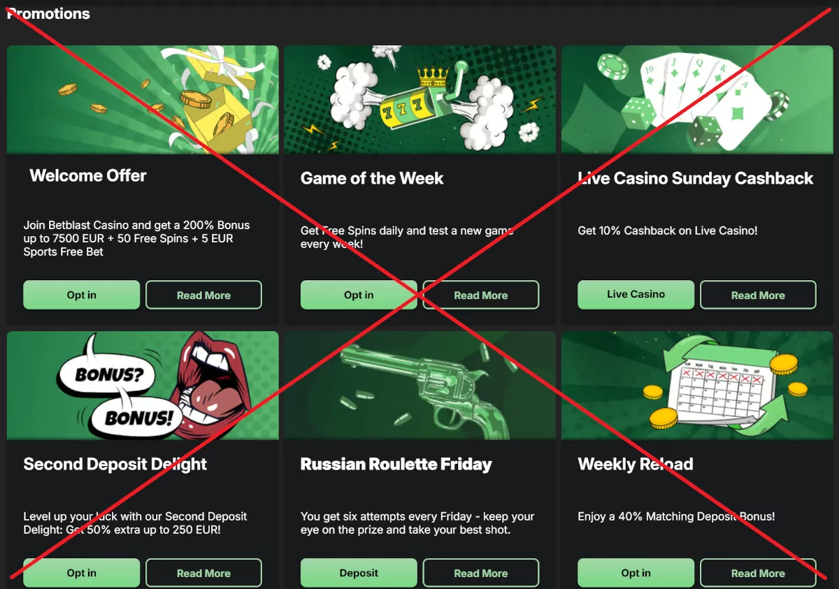 Betblast promoties Betblast promoties