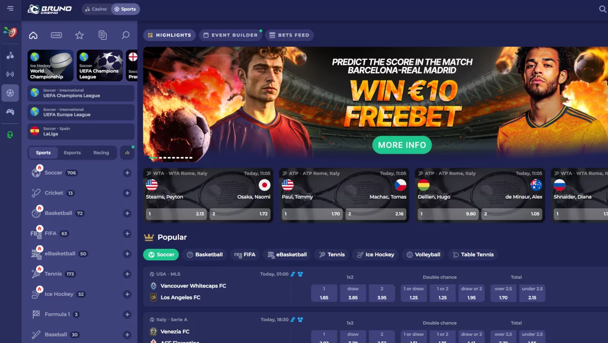Bruno Casino sportsbook Bruno Casino sportsbook