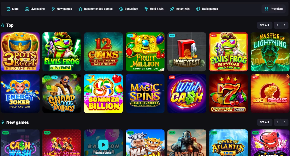 Nova Dreams casino lobby