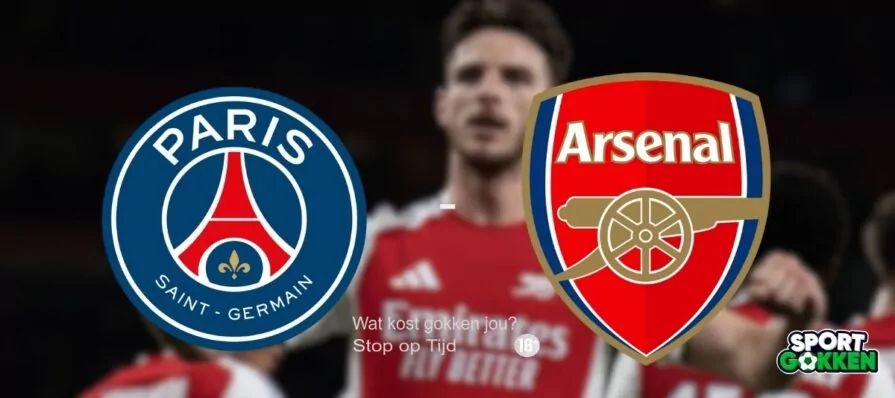 PSG paris Saint Germain vs Arsenal champions league gunners beste odds wanneer opstelling