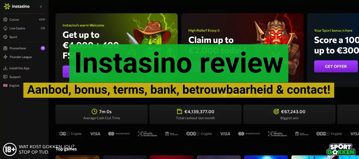 Instasino review