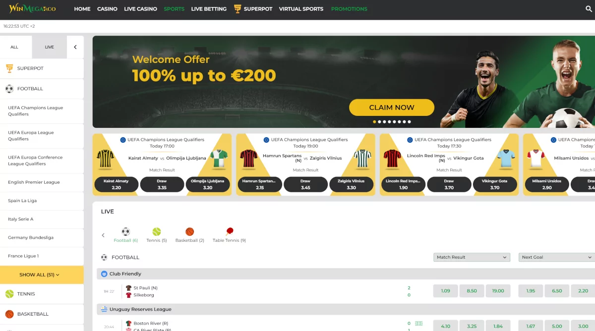WinMega sportsbook