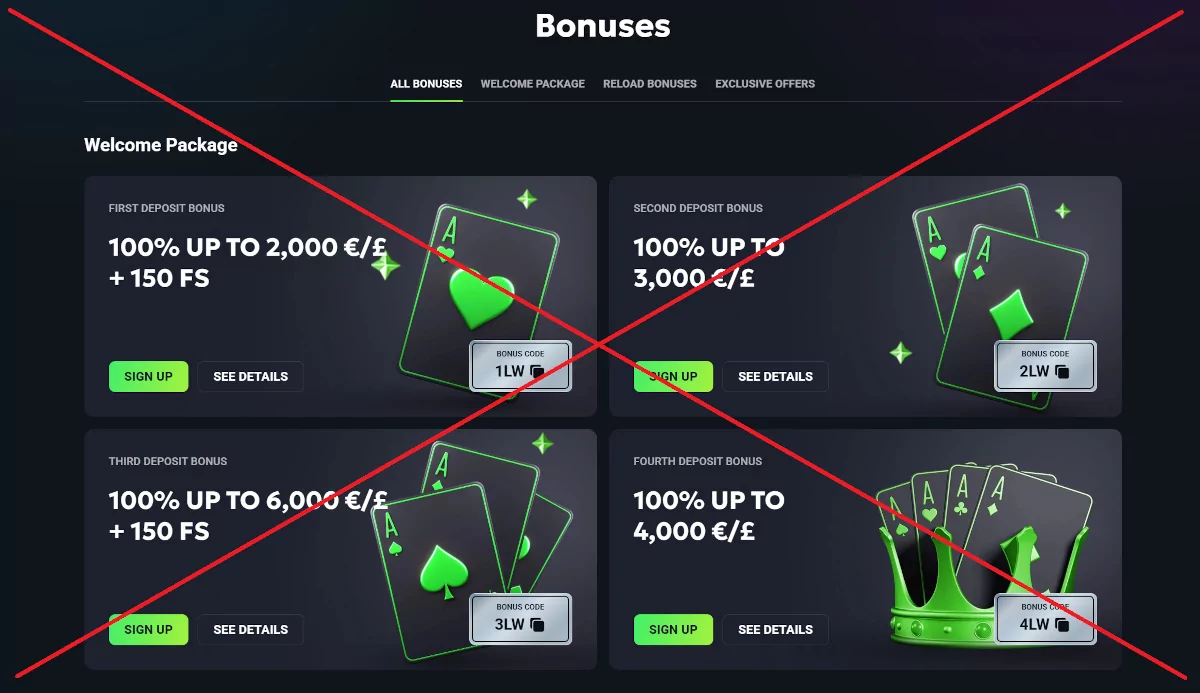 LuckyWave bonus LuckyWave bonus