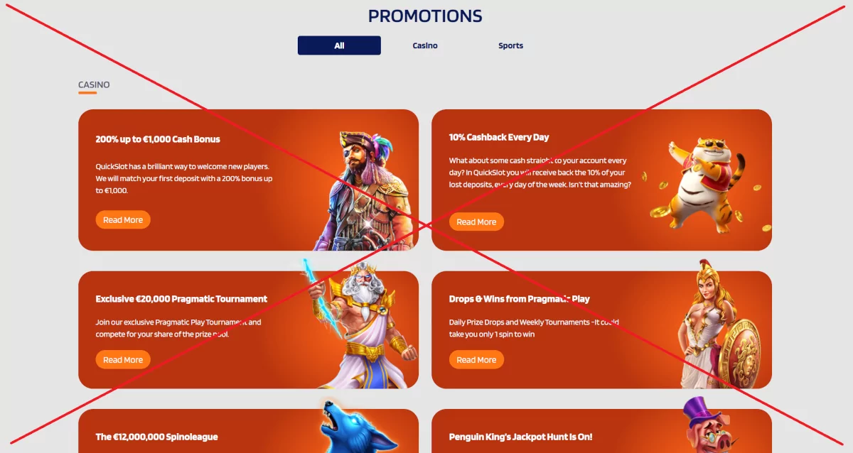 QuickSlot promoties